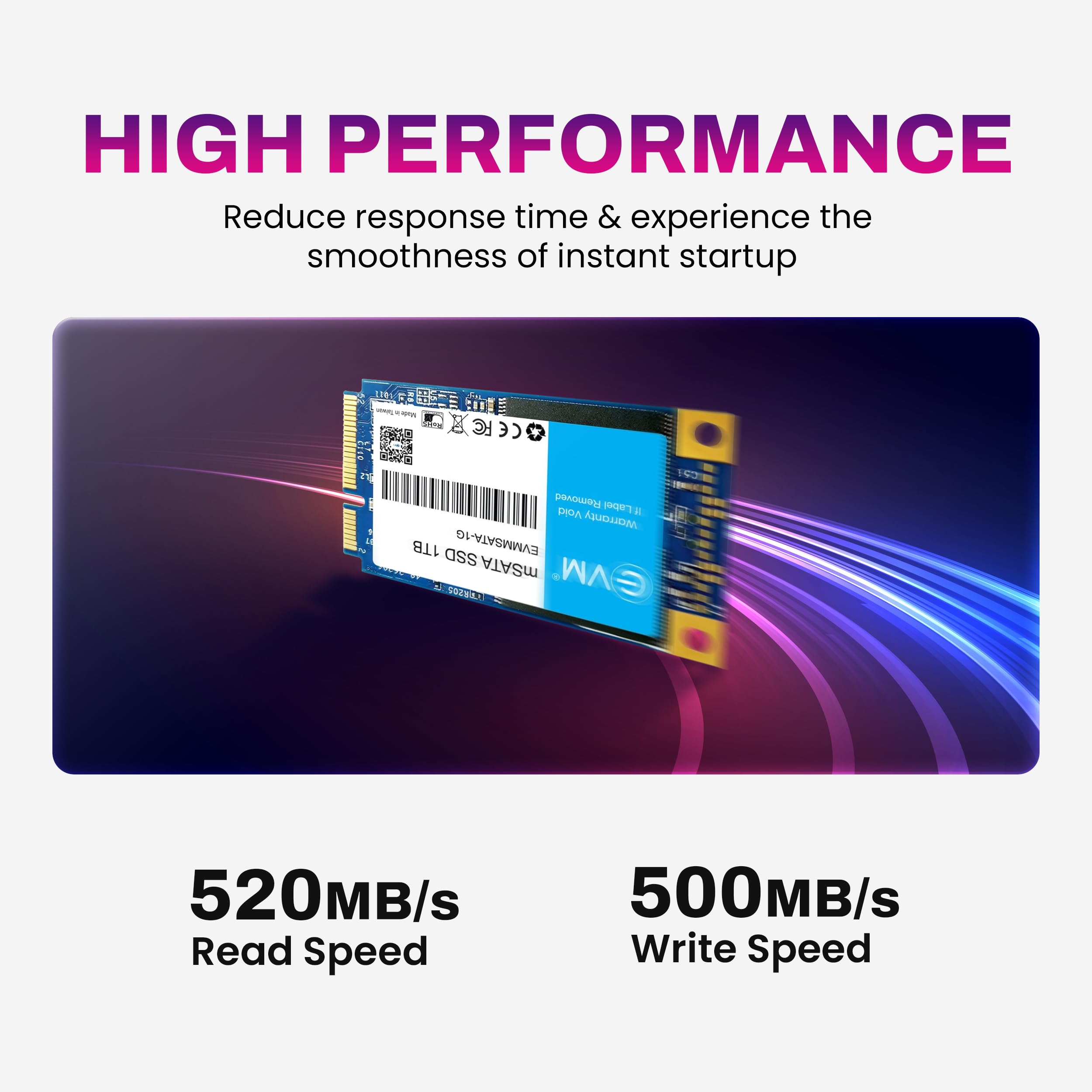 EVM 1TB mSATA Internal SSD