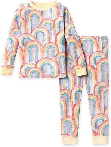 Miniatura 77 de Burt's Bees Baby Pijama para niña, 2 piezas, camiseta de manga larga y pantalones de algodón orgánico