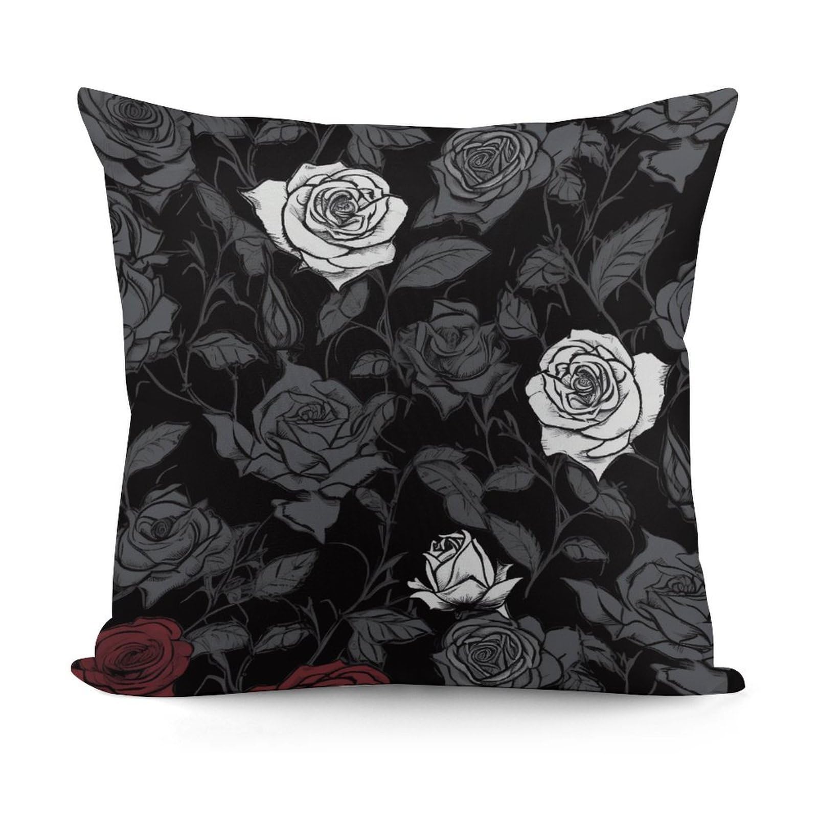 VstaDank Rose Gothic Throw Pillow Cover Soft Square Cushion Cover Art Artwork Pillow Covers Mordern Couch Pillow Covers Decorative Cushion Case for Chair Couch Bedroom Living Room