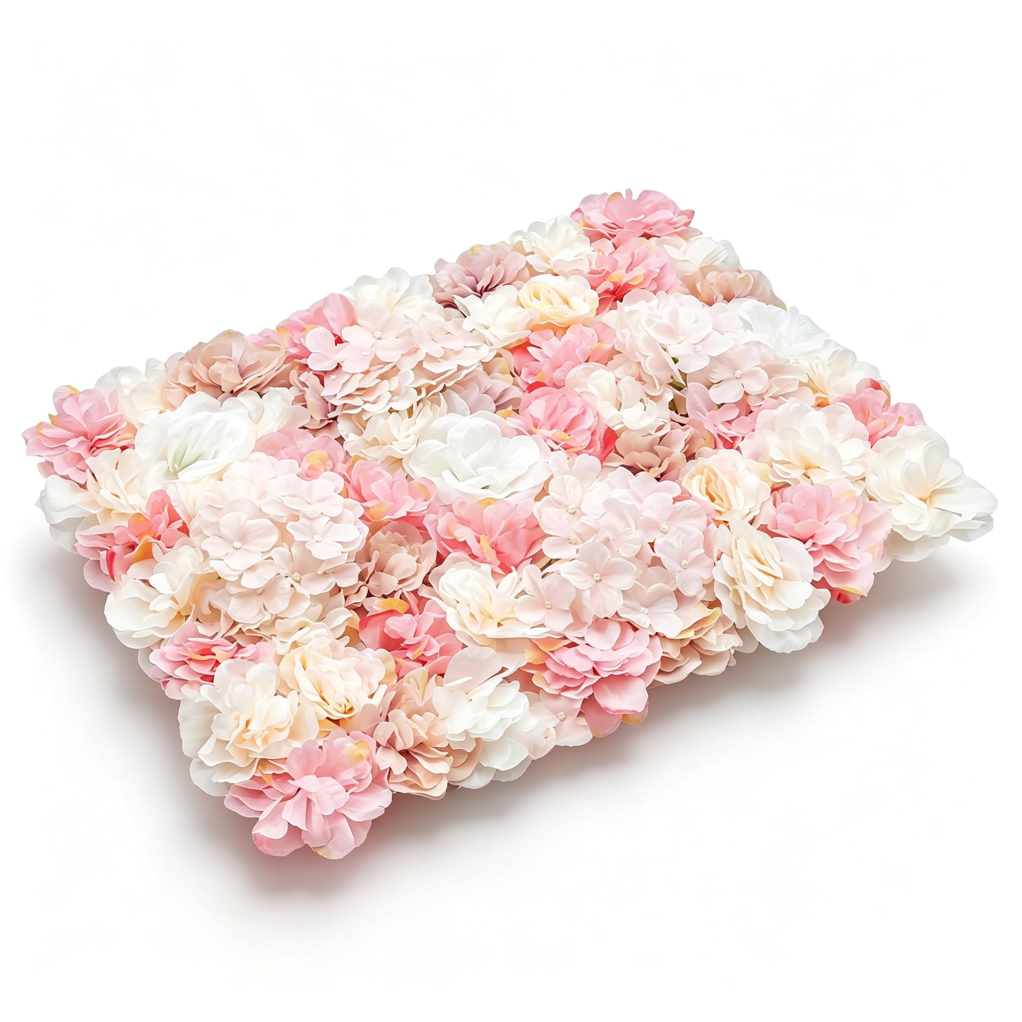 12 Stück Künstliche Blumen Wand Kunstblumenwand Künstliche Blumenwand Rosenwand DIY Hintergrund 40x60cm Fuer Hochzeit Balkon Garten
