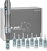 Dr.pen Ultima M8 Microneedling Pen, Wireless Microneedling with 8Pcs Microneedling Cartridges, 6 Speeds, 0-2.5 mm Adjustable Depth, Dr.pen Microneedling for Skin Care Hair Growth, Gifts for Women