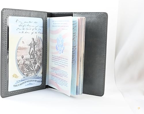 Miniatura 6 de Skywin Passport Holder (Grey) with Tracker Finder Combo - Passport Case Organizer + Easily Find Your Passport Compatible With Apple iOS, Passport