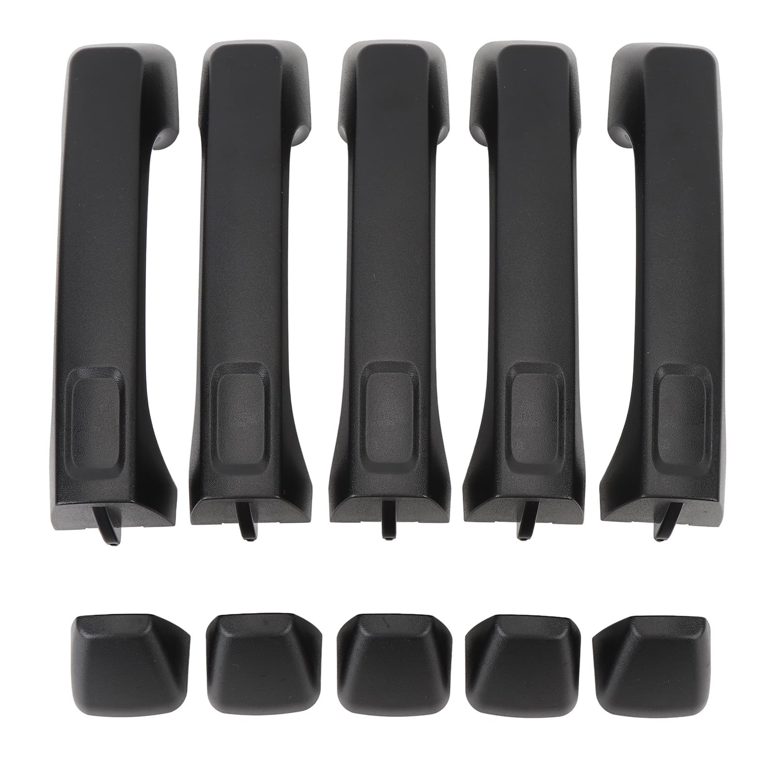 Poignée de porte extérieure H3 2006 2010 en ABS noir, lot de 10 pièces de rechange