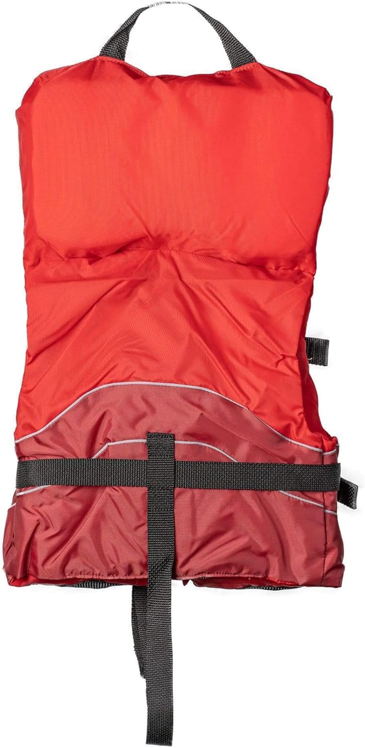 Level Six Stingray Kids PFD - USCG Approved Life Jacket for Infants, Toddlers, and Youth – High-Visibility Safety Vest with Grab Handle and Quick-Dry Nylon for Boating, Kayaking, and Swimming