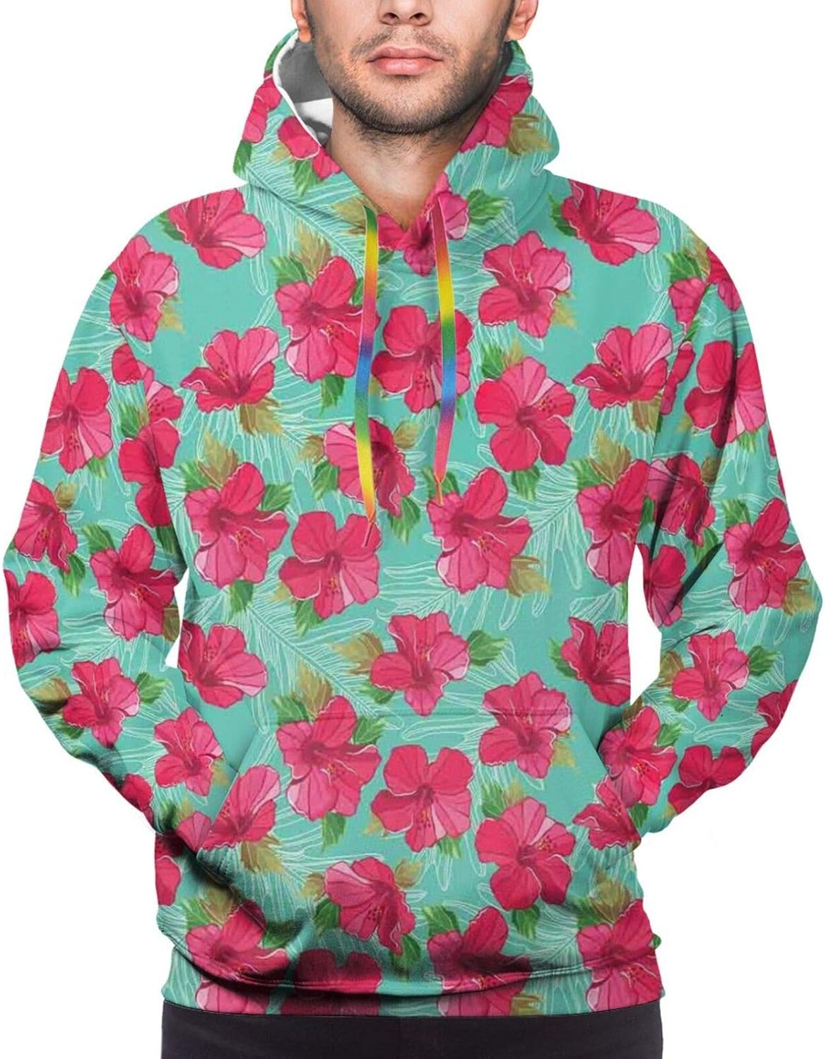pink aloha hoodie