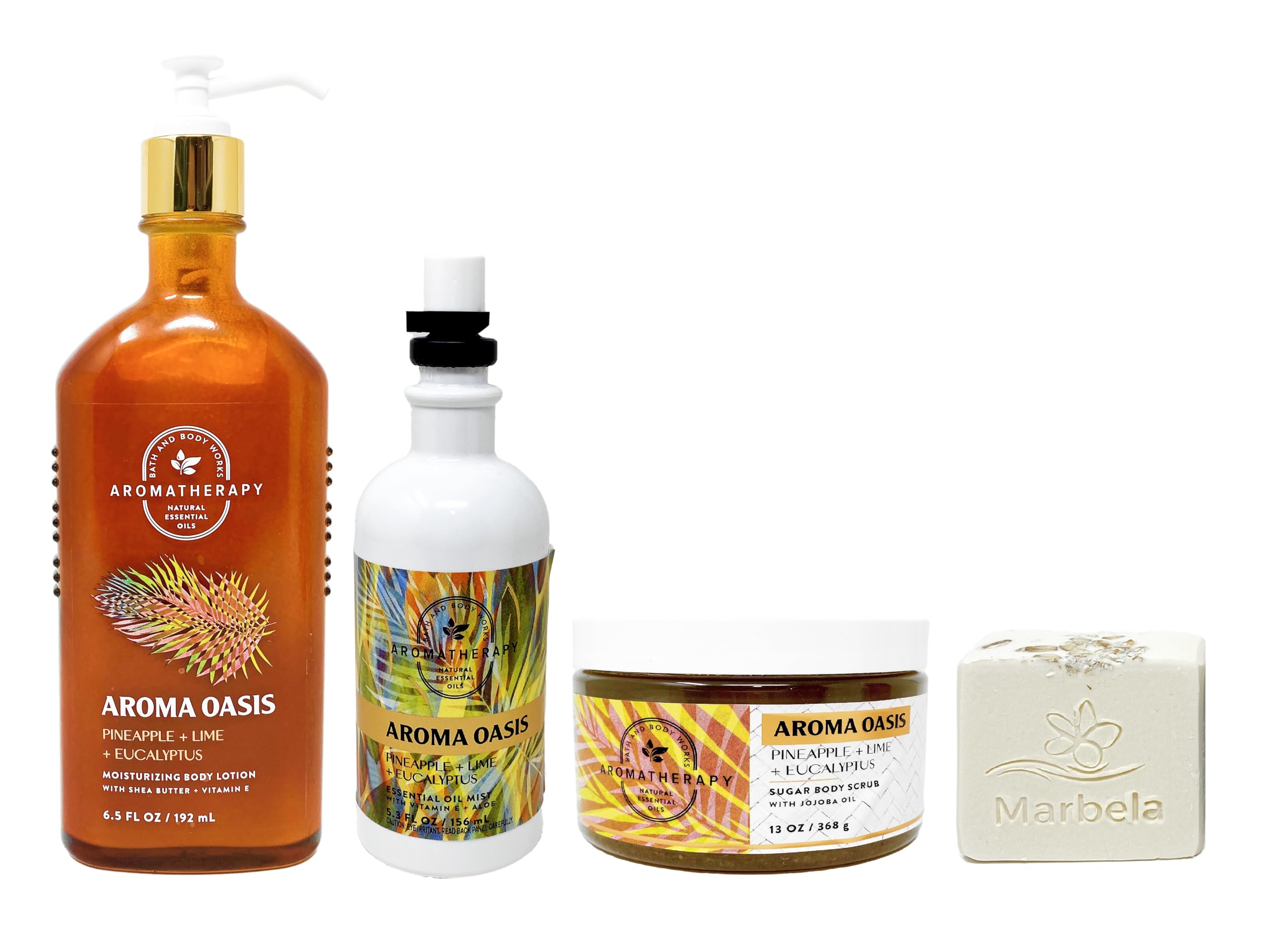 バスアンドボディワークス新品アロマテラピーユーカリ豪華5点セット Amazon.com : Bath & Body Works Aromatherapy Pineapple, Lime