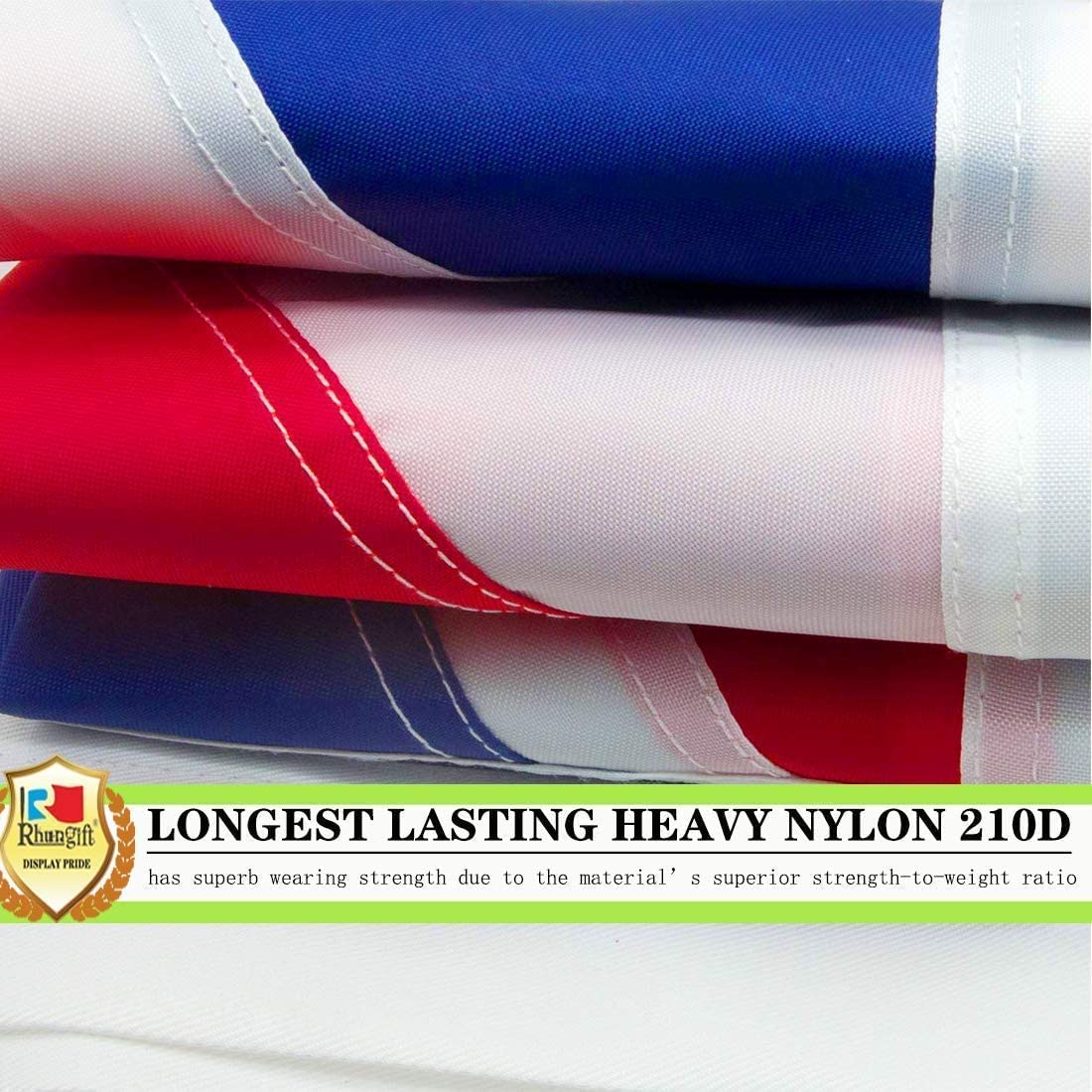 Stormflag Bandiera del Regno Unito 90x150cm poliestere 210D durevole bandiera Union Jack con strisce cucite, intestazione in tela e occhielli in ottone, colore vivo
