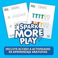 Vista 5 de Educational Insights Design & Drill ABCs & 123s - Juguetes de construcción y herramientas para niños pequeños, juego de herramientas para niños