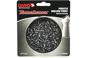 Tomahawk .177 Cal. Pointed Hollow Point Pellets Pack of 177