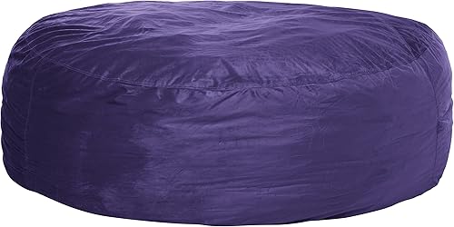 Miniatura 244 de Chill Sack - Funda para puf Microgamuza - Carbón - Solo funda,Microsuede - Chocolate - Solo funda,Microsuede - Azul marino - Solo funda,Guijarro -