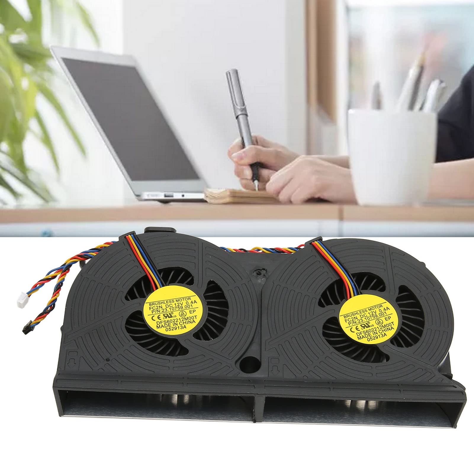 Ventola CPU per EliteOne 800 G1 705 G1, Ventola di Raffreddamento per PC Multifunzione a 4 Pin 733489-001 DFS602212M00T, DC 12V/0.4A