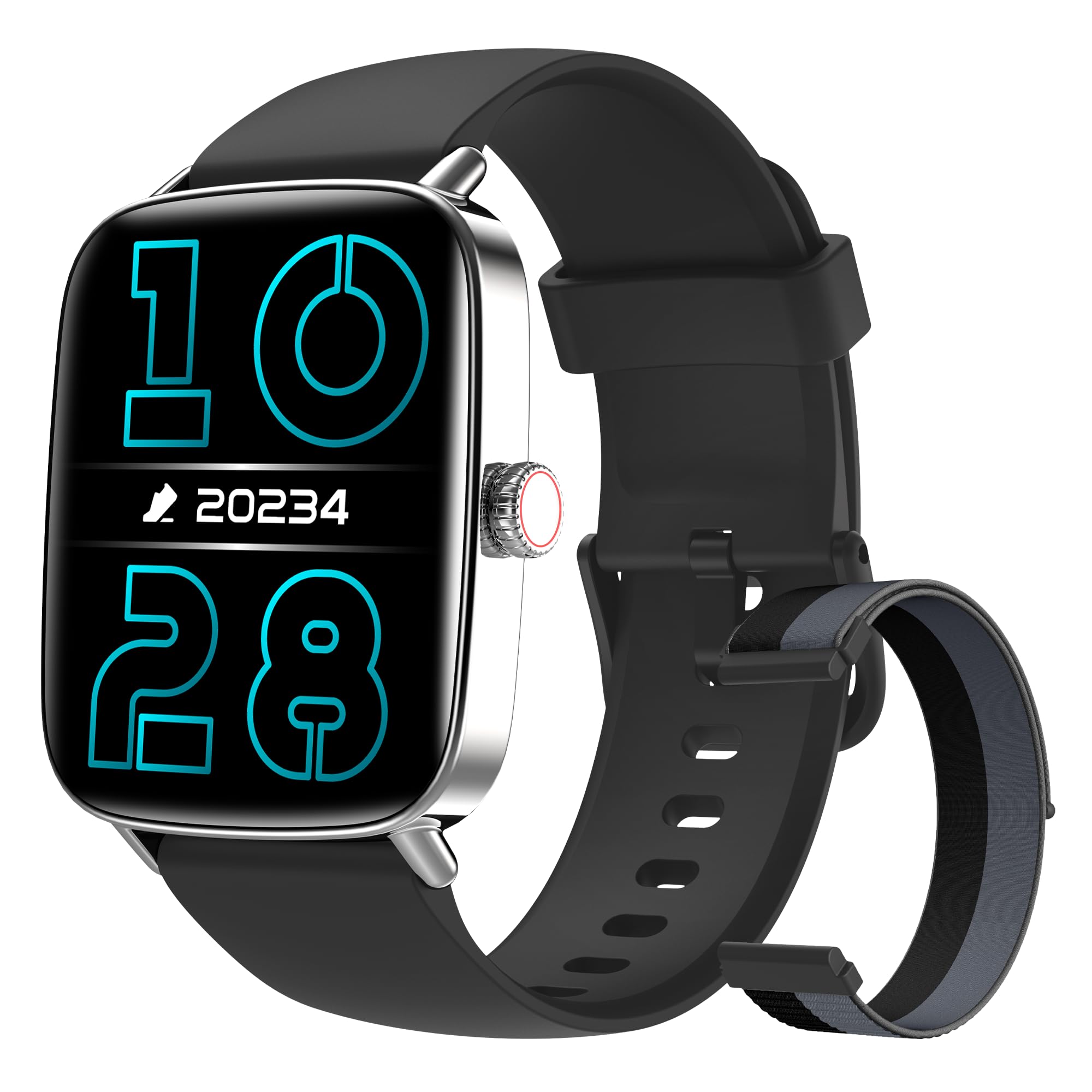 Smart Watch for Men Women, Answer/Make Calls,[1.91" HD Screen] Smart Watches for iPhone/Samsung/Android, Alexa Built-in,Fitness Watch with Heart Rate Sleep SpO2 Monitor,IP68 Waterproof, 100+ Sports