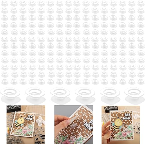 Briartw 150 piezas de mini acción tambaleantes  Muelles autoadhesivos para hacer tarjetas, álbumes de recortes y proyectos de bricolaje  Añade