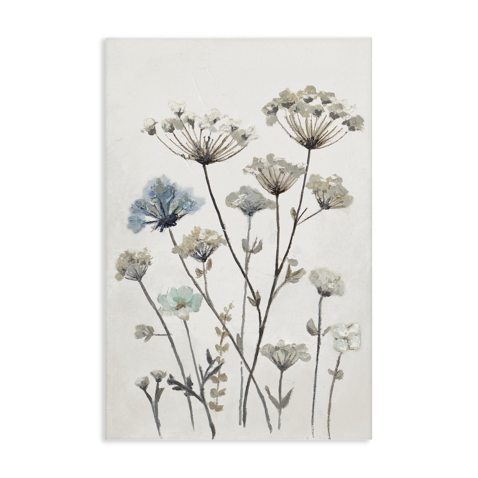 Stupell Industries 'Neutral Jardin Azul', Canvas Art, 20 x 30 Inches, Easy to Hang and Sturdy, Made in USA, by Patricia Pinto