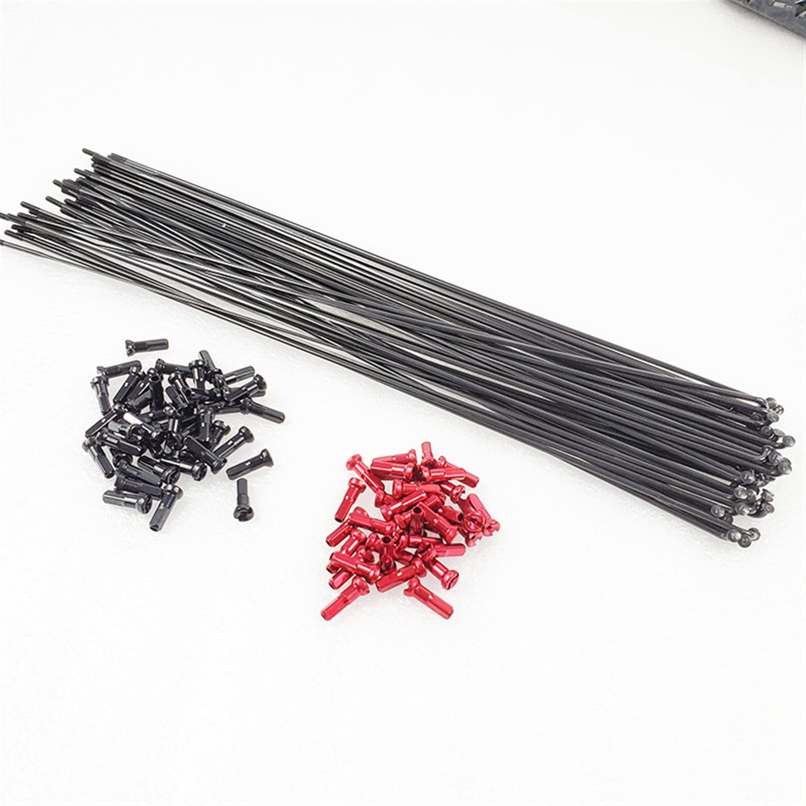 Lot De 20 Rayons De Vélo En Acier Au Carbone 14 G - Noir - 2