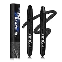 Vista 9 de Palo negro de ojos, pintura facial deportiva rosa para sóftbol, béisbol, fútbol, lacrosse, larga duración, crema, pintura corporal en barra