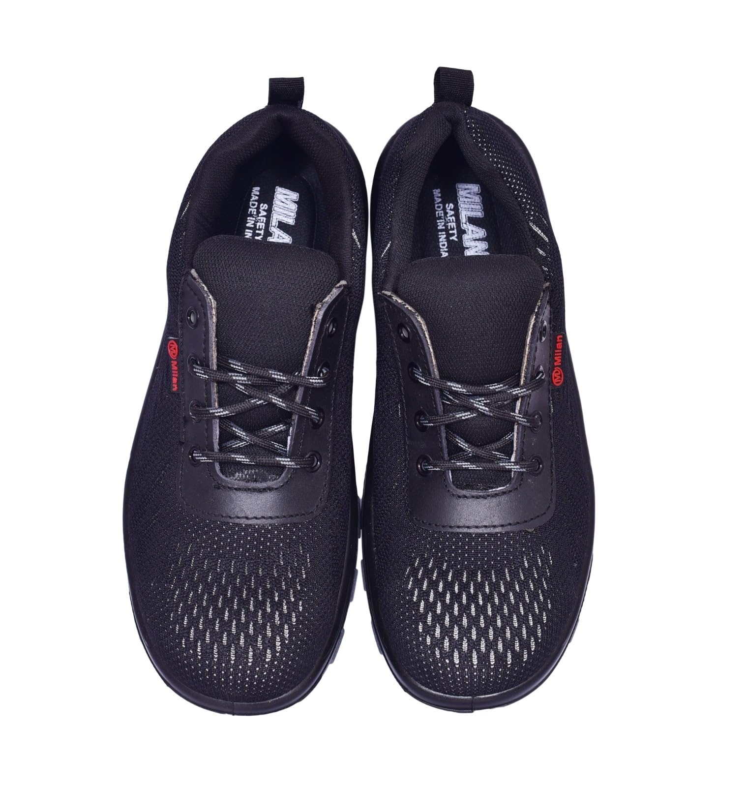 MS4 ISI Marked Safety Shoes for Men | Lightweight Industrial Safety Shoes with PU Sole | Black Work Shoes for Construction & Factory Use-image-35