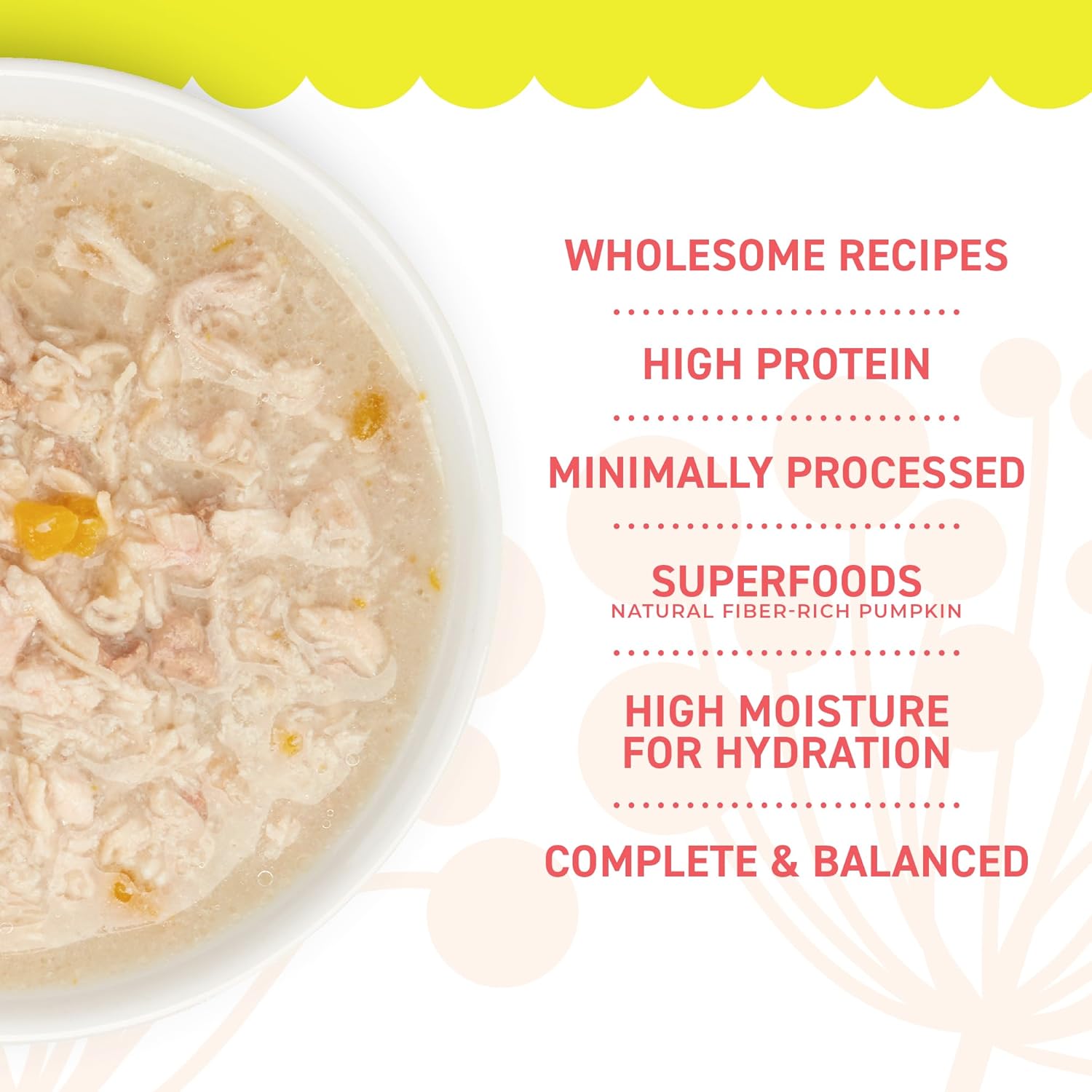 PETITE CUISINE Whole Foods Wet Cat Food, Chicken, Pumpkin & Chicken Liver Entree in Broth, 2.8 oz. Can (24 Count)