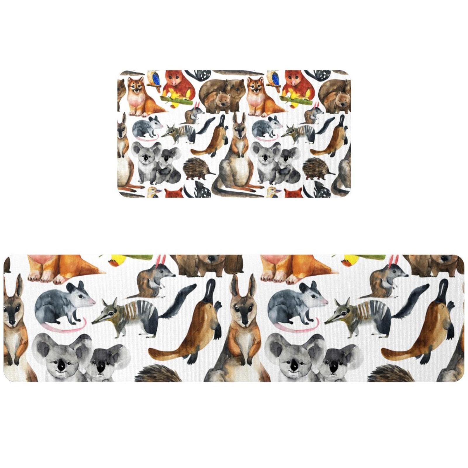 Tapis de cuisine lavables et antidérapants motif koala lot de 2