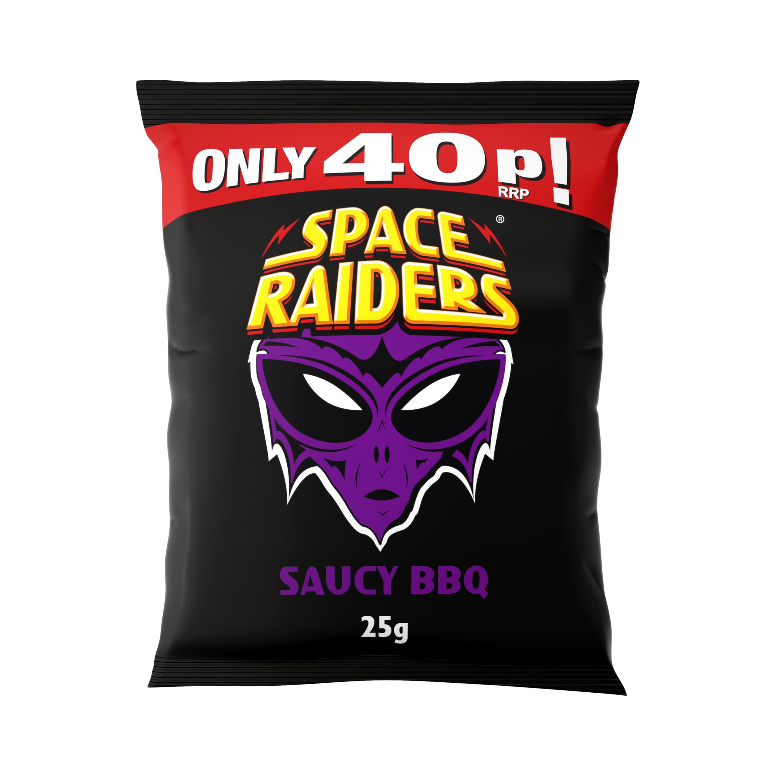 Space Raiders Saucy BBQ (36 x 25g Bags) PMP