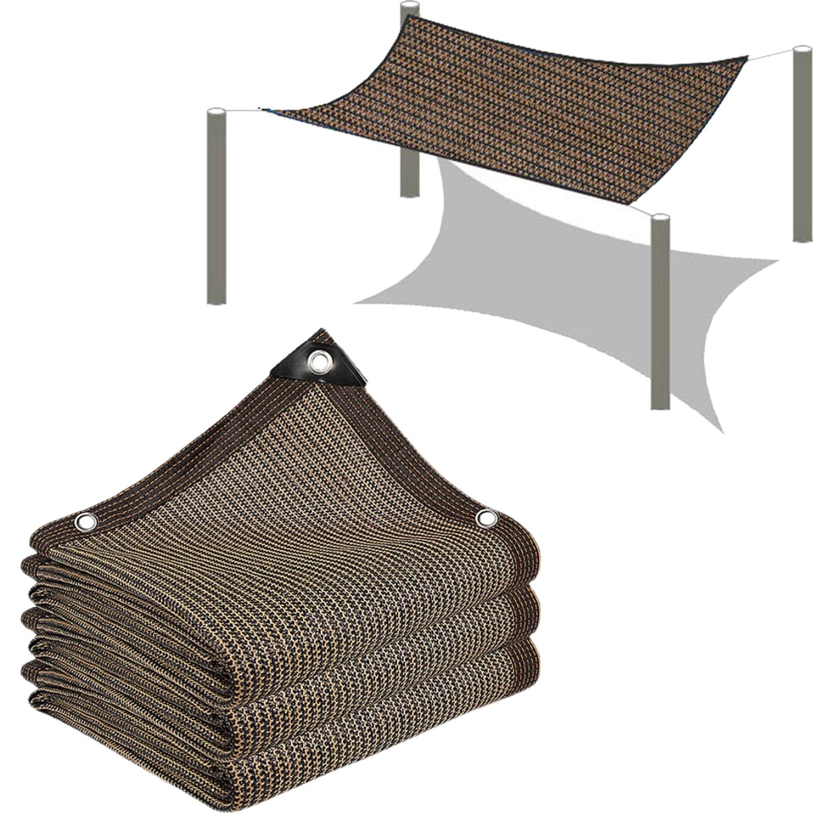 Voile d'ombrage marron anti-brûlure pour sauver vos plantes de serre du soleil