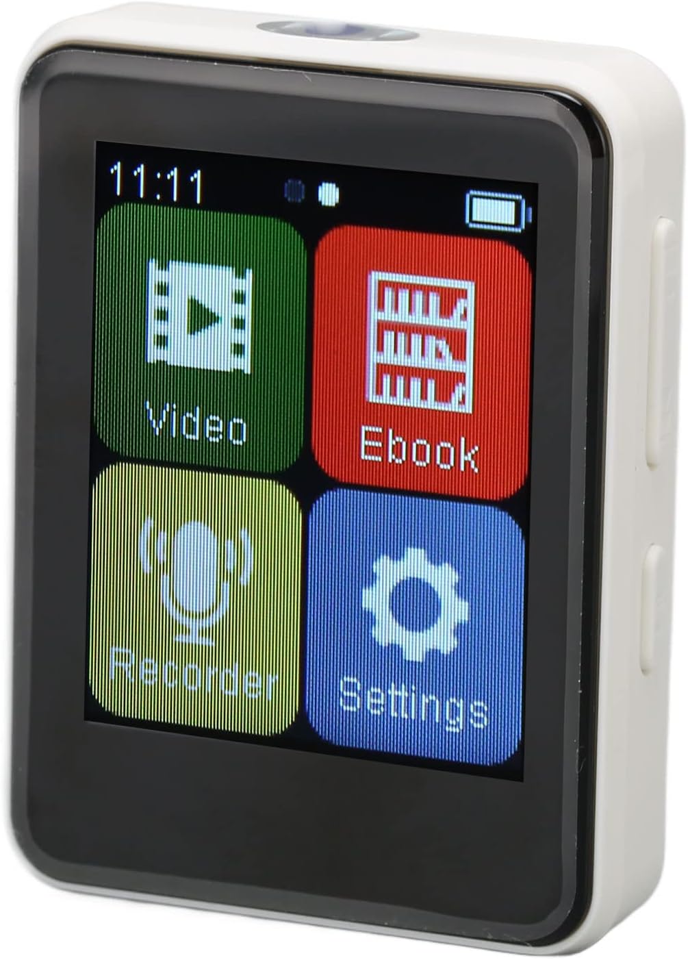 Amazon.co.jp MP3 プレーヤー Bluetooth 5.0 1.8 インチフルタッチスクリーン付き、ポータブルデジタル音楽