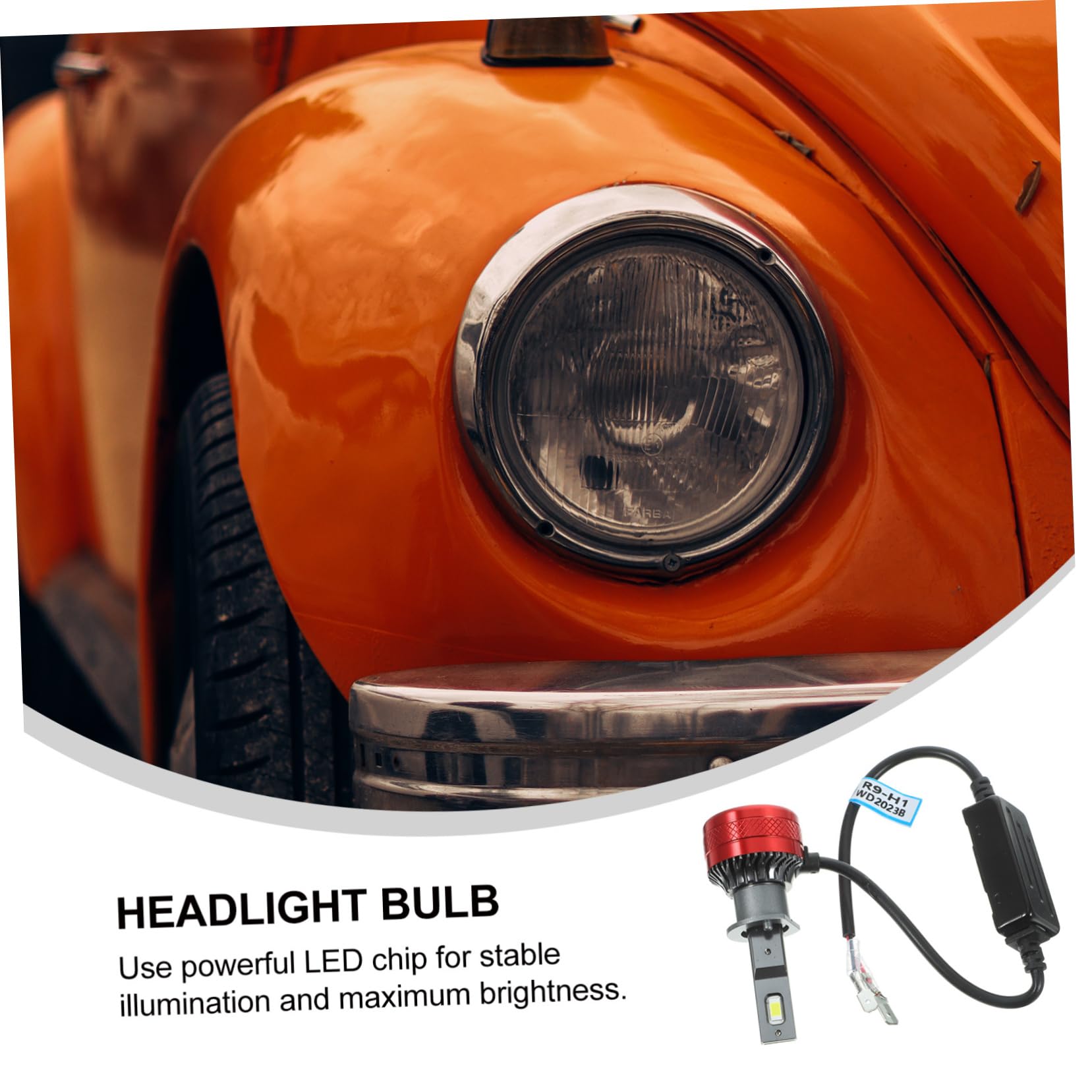 Lampadine LED per Fari Auto H1, Coppia in Alluminio | Ricambio Fari Anteriori, Illuminazione Stabile e Massima Luminosità, Visibilità Notturna Migliorata