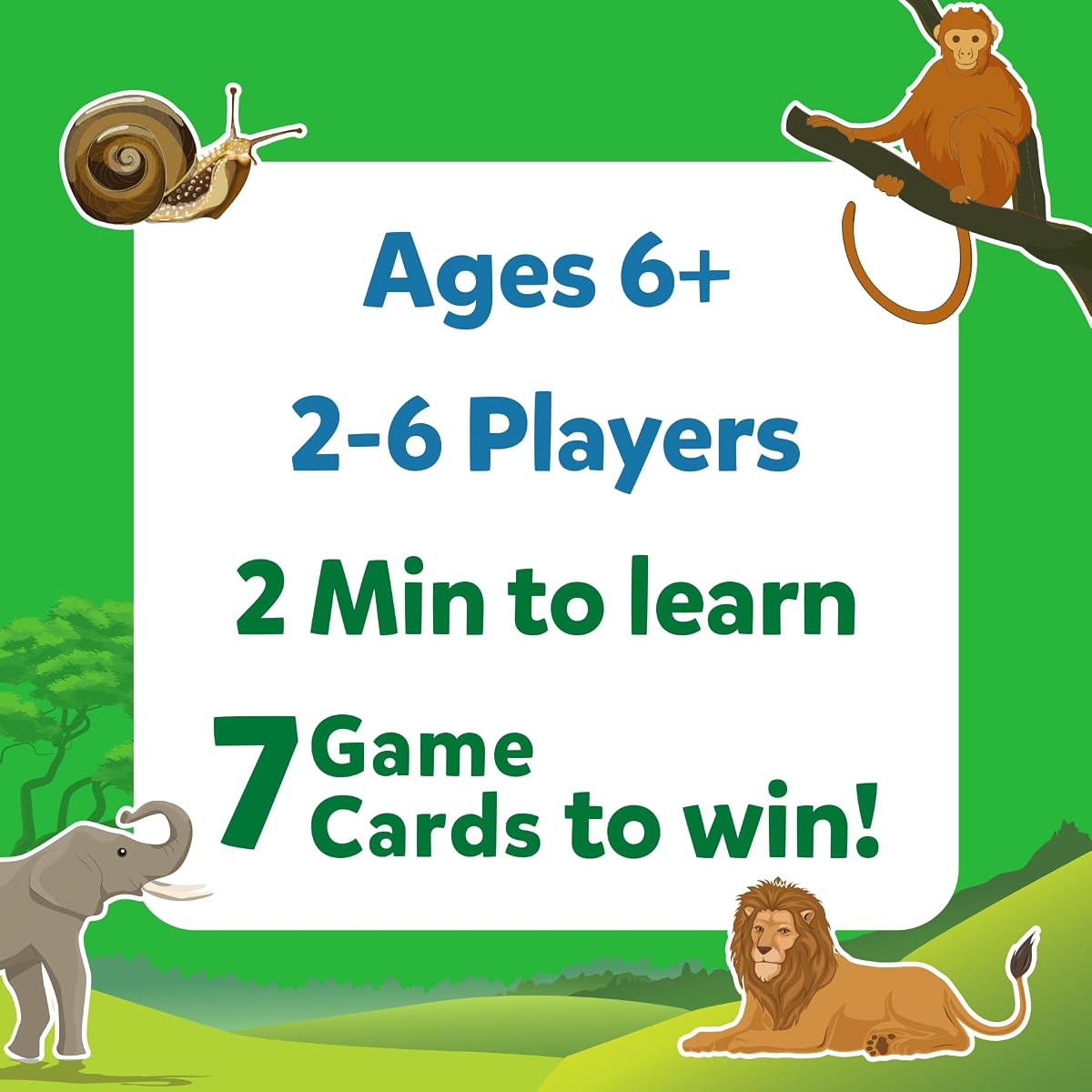 Skillmatics Guess in 10 Animal Planet, Easter Basket Stuffers, Card Game, Perfect for Kids, Teens, Adults Who Love Animals, Trivia Games, Travel Games, Gift for Ages 6, 7, 8, 9, 10, and Up 1. Animal Planet — view 6