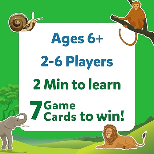 Vista 7 de Skillmatics Guess in 10 Animal Planet, Trivia Card Games, Christmas Stocking Stuffers Perfect for Boys, Girls, Kids, Teens, Adults Who Love Animals