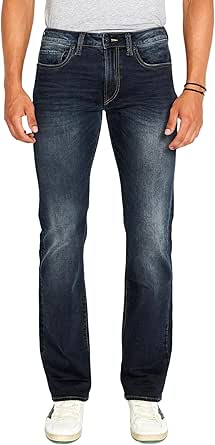 Buffalo David Bitton Men's Relaxed Straight Driven Jeans