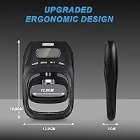 Vista 7 de Handeful Grip Strength Tester Trainer - Dynamometer Handgrip Measurer Meter, Handheld Strengthener Exerciser for Sports, School, and Home Use