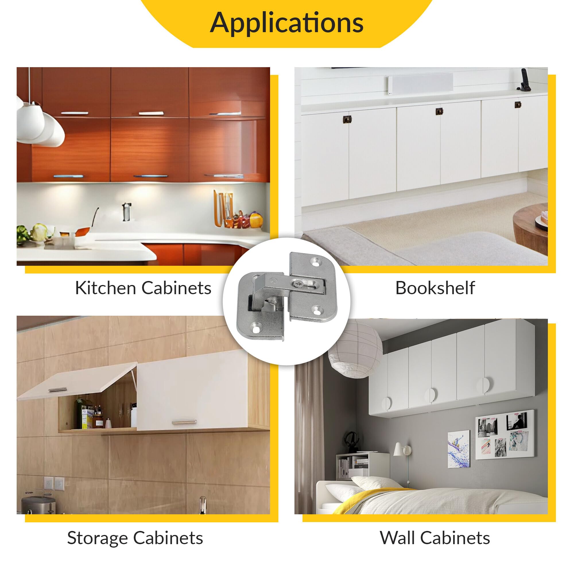 Brixwell QH82-001 Pie Cut Corner 78 Degree Opening Angle