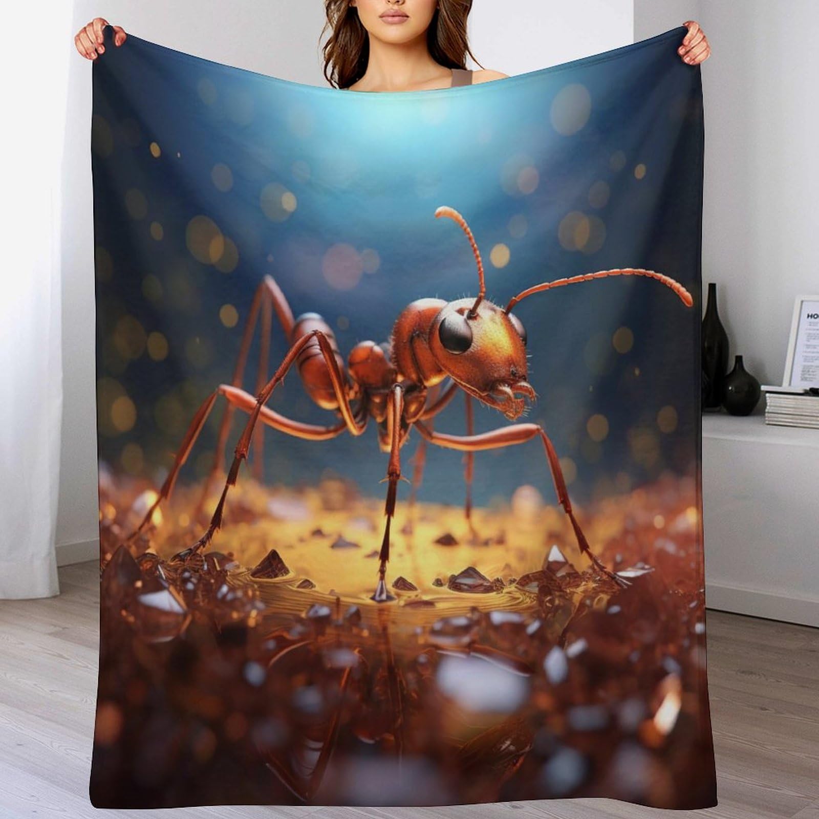 Couverture polaire légère contre le froid : plaid chaud 130x180 cm anti-bouloche pour canapé