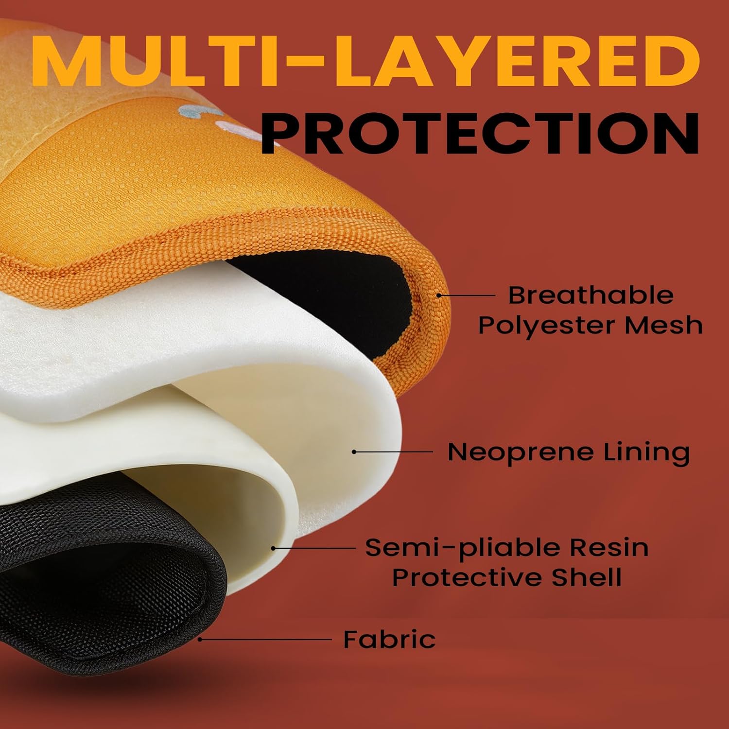 Baseball Elbow Guard Protection Pad, Gingerbread Man Design, Youth and Adult Sizes