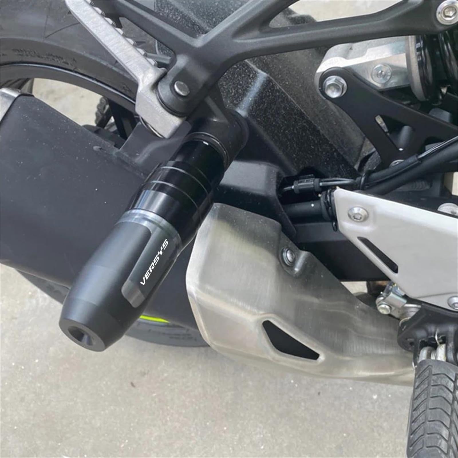 Per VERSYS 650/1000 Per VERSYS-X 300/400 Slider di scarico moto Crash Pad Protector(Blue-B)