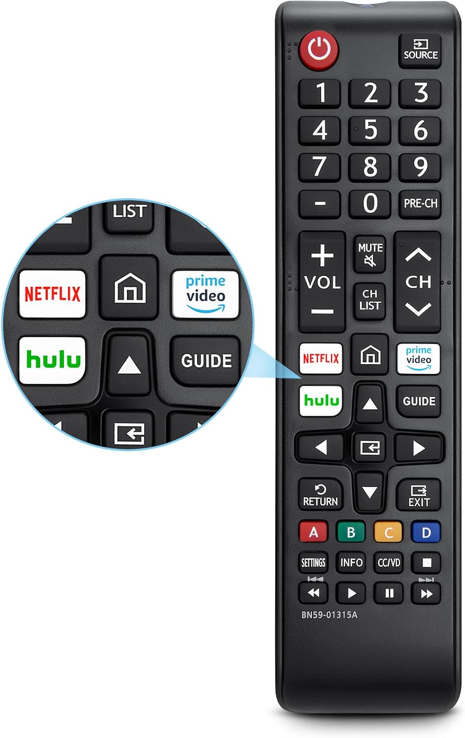 Amazon YOSUN ユニバーサル交換用リモコン Samsung(サムスン) TVリモコン用 Samsung(サムスン) Smart