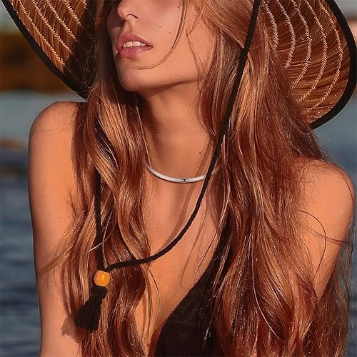 Miniatura 5 de HooAMI - Gargantilla de acero inoxidable color plateado acero inoxidable Alambre plateado BETY120844 plateado, (2Pcs Silver), 2 unidades, oro