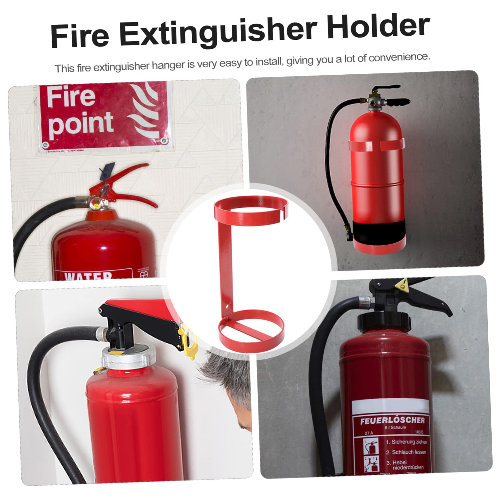 Estante Para Extintores De Hierro Soporte De Pared Para Extintor Colgador Para Extintor Para Oficinas