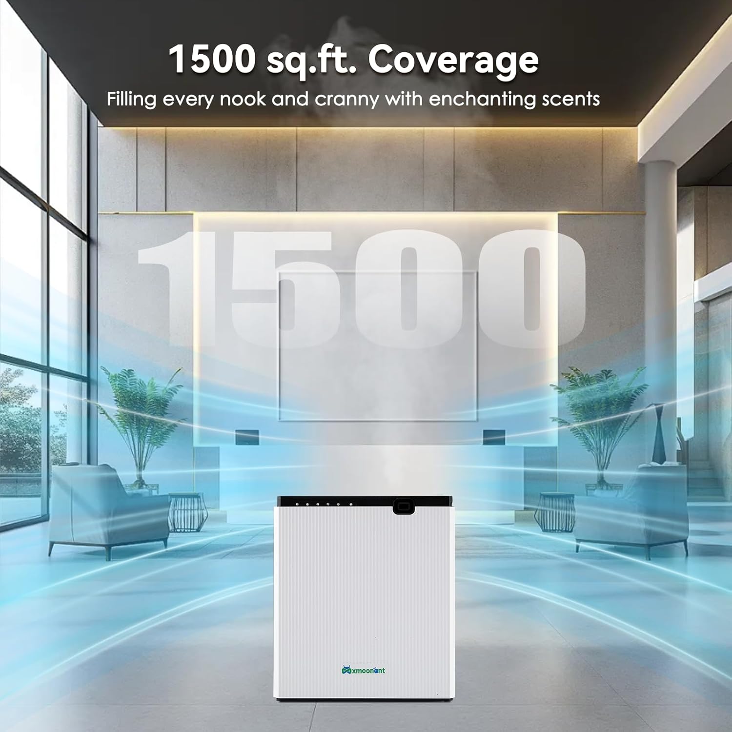 Mxmoonant Scent Air Machine for home 800ML, Aroma Diffuser App Control, Waterless Essential Oil Diffuser for Home, Mall, Office, Spa, Hotel Lobby - Image 5