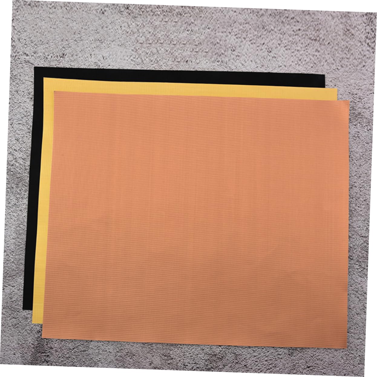 UKCOCO Reusable BBQ Grill Mats 3 Non-Stick Heat Resistant Mats Waterproof Barbecue Pads Easy to Clean for Outdoor BBQ Grilling Baking