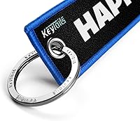 Vista 4 de KEYTAILS Llaveros, etiqueta de alta calidad para motocicleta, automóvil, scooter, ATV, UTV [clave de la felicidad]