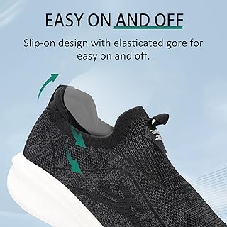 Giniros Zapatillas de Deporte Slip On Zapatillas Running Hombre Correr Jogging Caminar Bambas Gimnasio_0