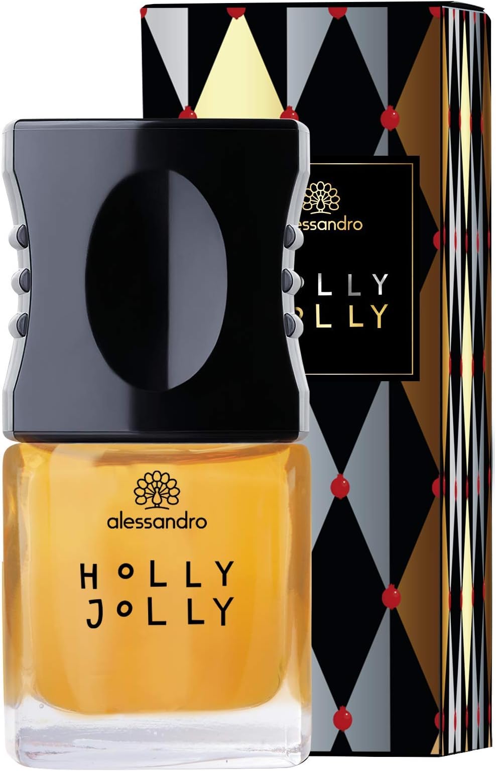 alessandro Holly Jolly Nail Care Oil - Nail Oil with Pomegranate Fragrance for Nourished Nails and Cuticles, 10 ml