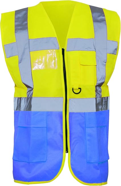 Yoko Gilet Hi-Vis Unisex Adulto In Softshell A Contrasto (M - Foto 5