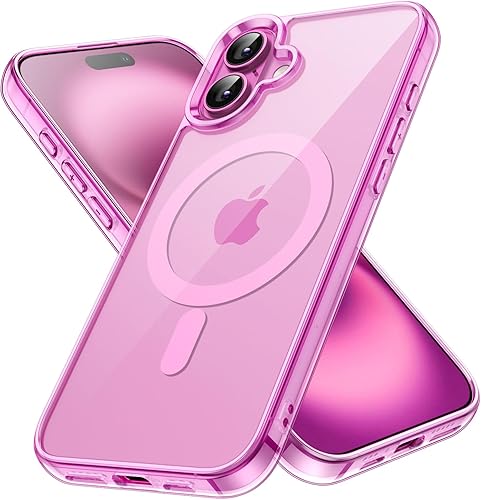 Miniatura 9 de JETech Funda magnética para iPhone 16 de 6.1 pulgadas, compatible con MagSafe, funda protectora de teléfono a prueba de golpes, parte trasera