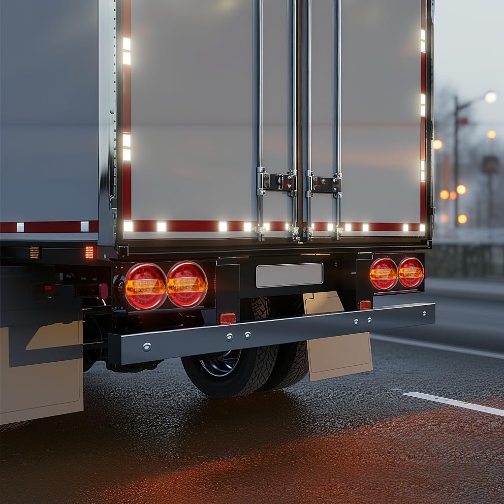 Amazon | LED トラックテールライト、12V 24V 丸型 テールランプ