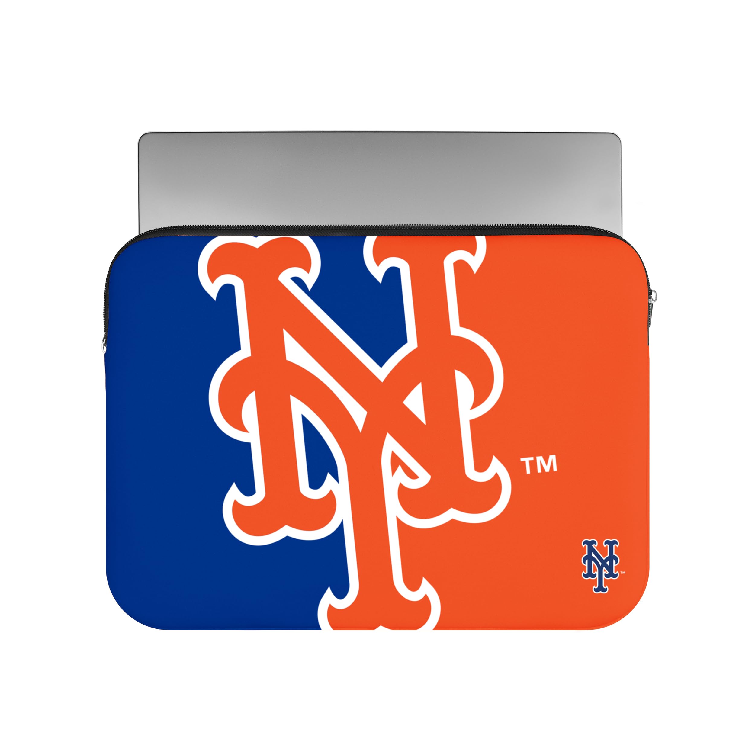 FOCO MLB Official 15" Inch Colorblock Primary Logo Zipper Laptop Computer Sleeve Case Bag