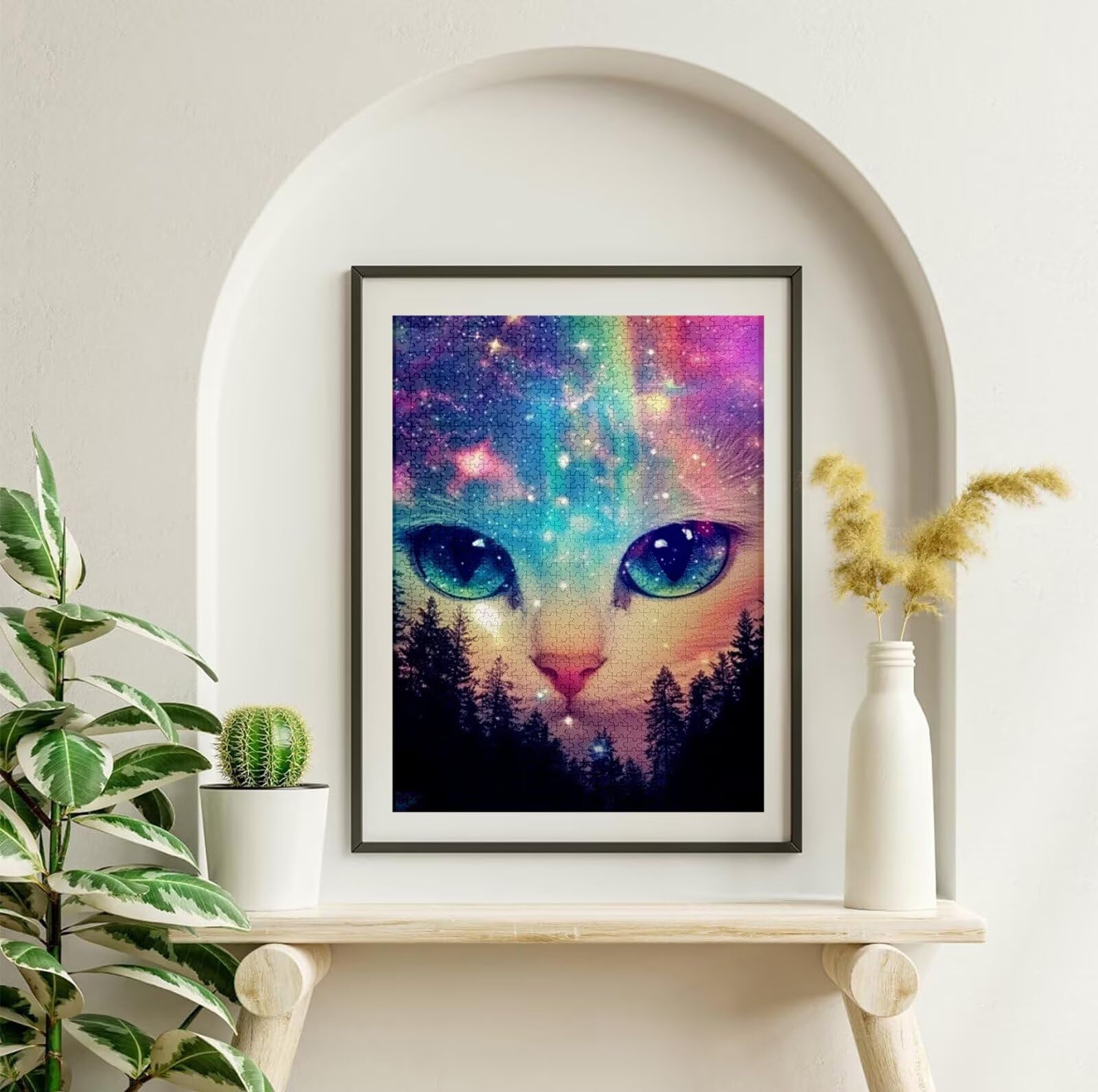Puzzle 4000 Pièces Chat, Puzzle 4000 Pièces Adultes et Enfants, Puzzles Bois avec Une Boîte d'emballage Exquise, Jeu Éducatif Puzzles Animal, Noël Decoration Maison, Cadeau Femme, Cadeau Homme H-7046