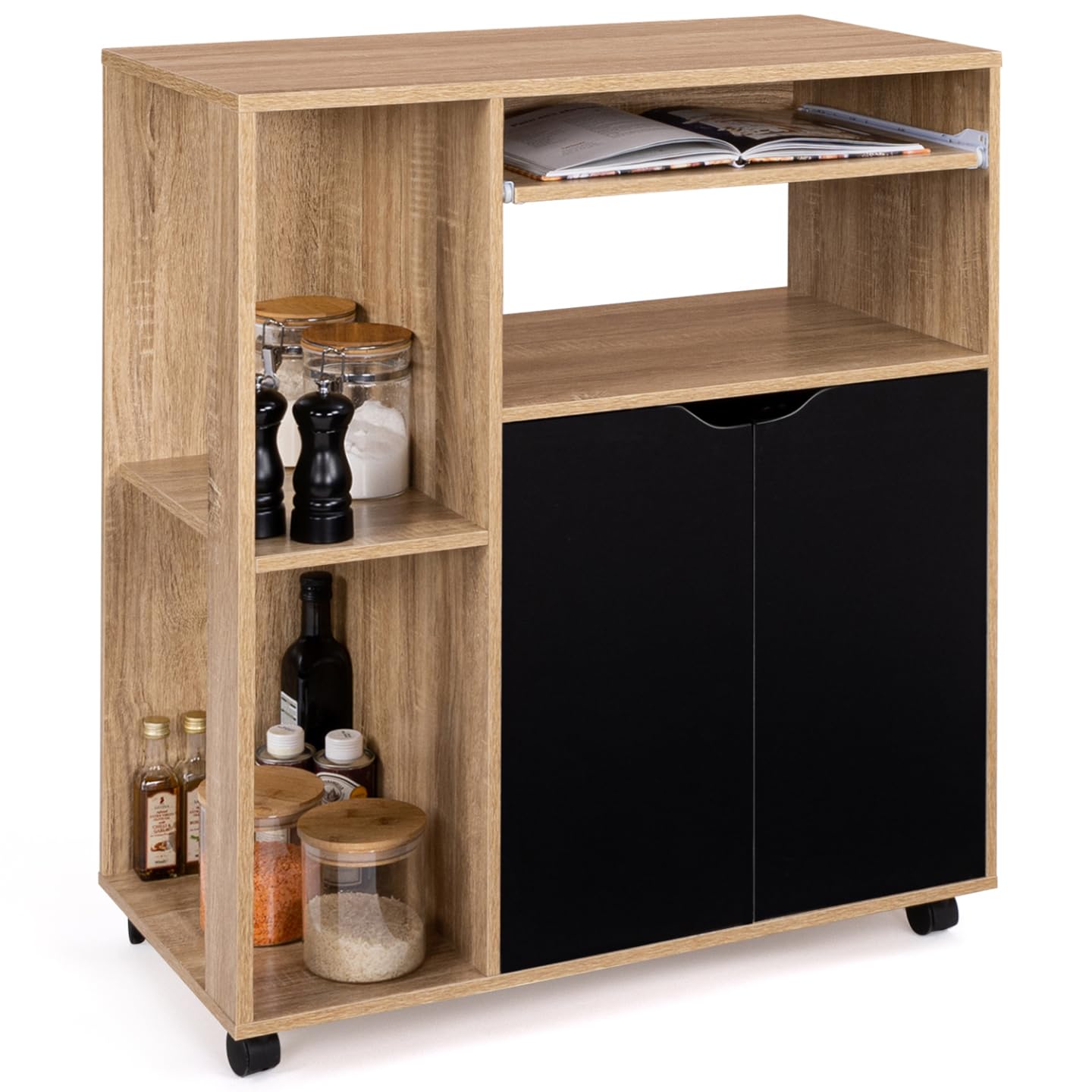 IDMarket - Desserte de Cuisine COSI Bois et Noir