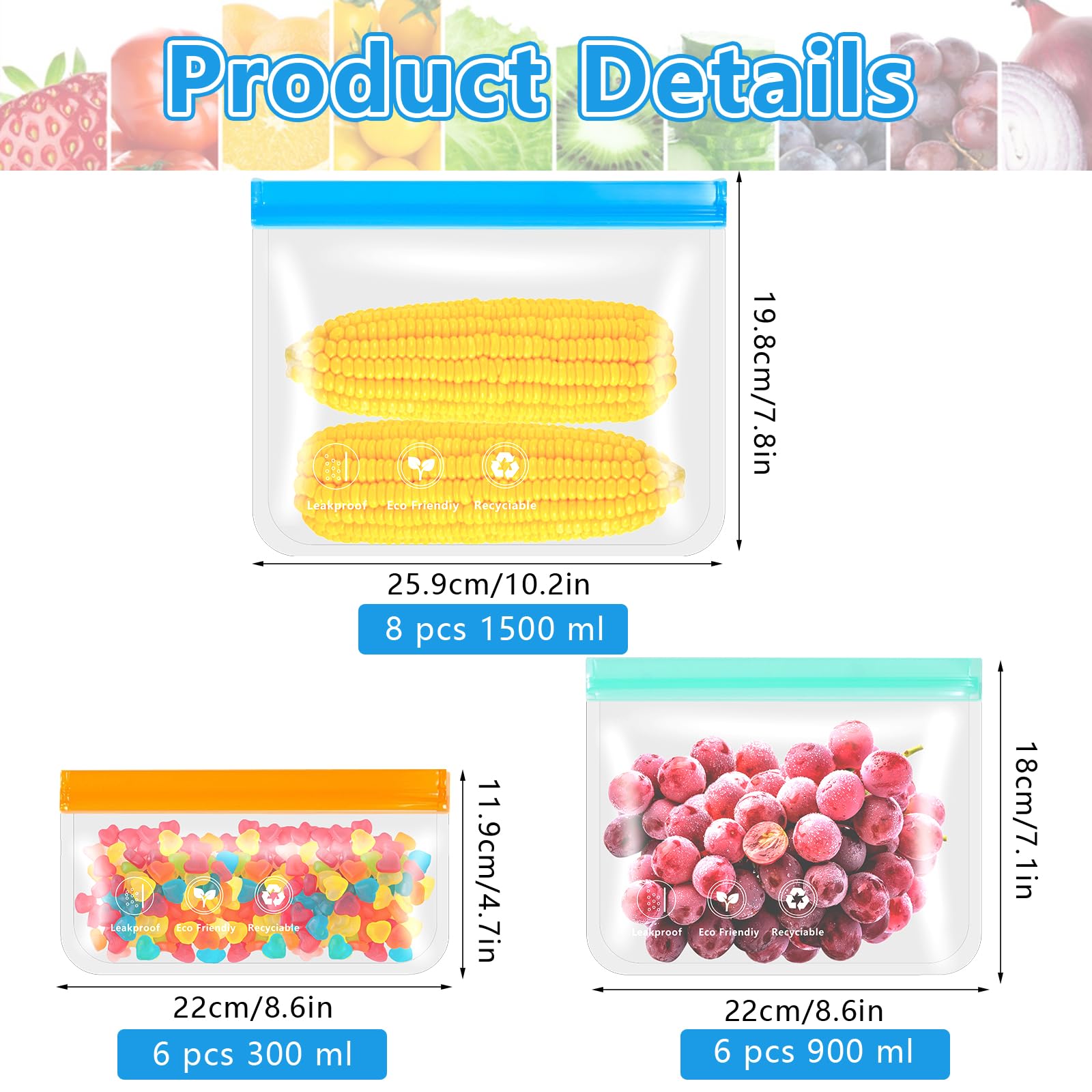 OrgaWise Lebensmittel Beutel Koch Beutel Küche Beutel Food Grade